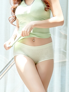 竹炭花紋低腰三角