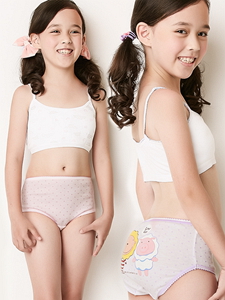奶油獅。棉質女童三角褲兩件組