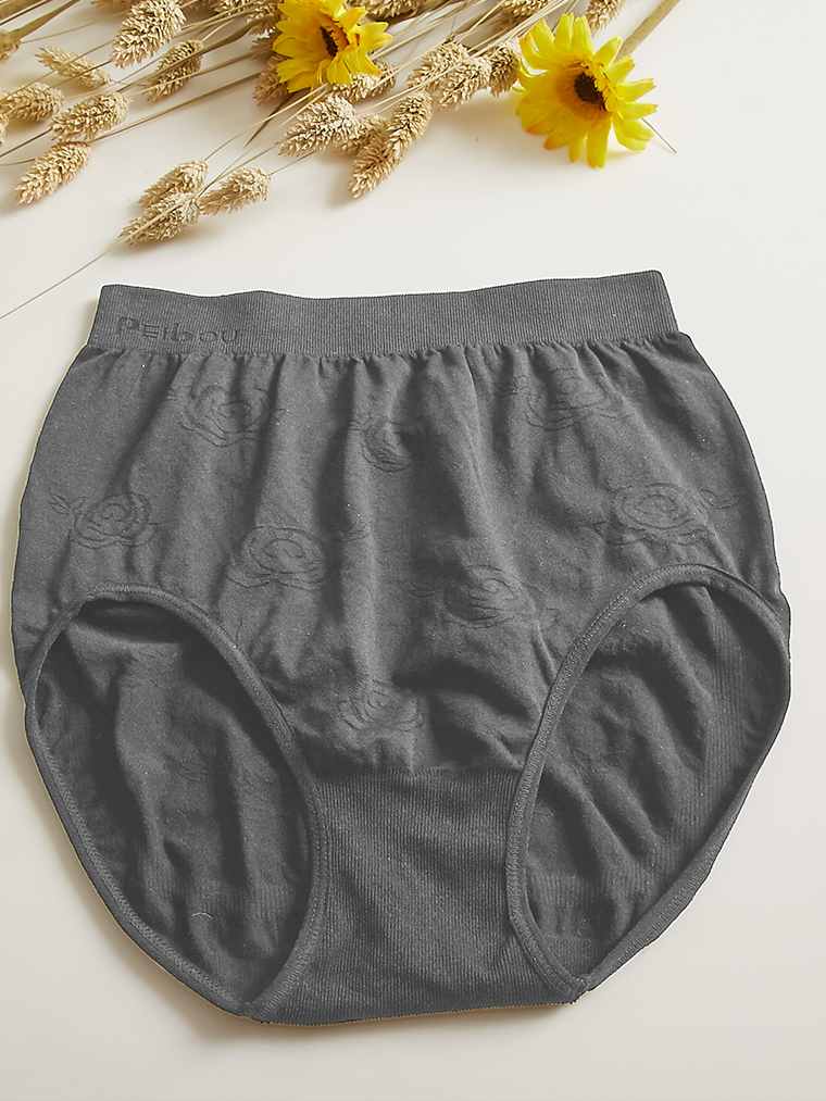 冰涼紗壓紋高腰三角