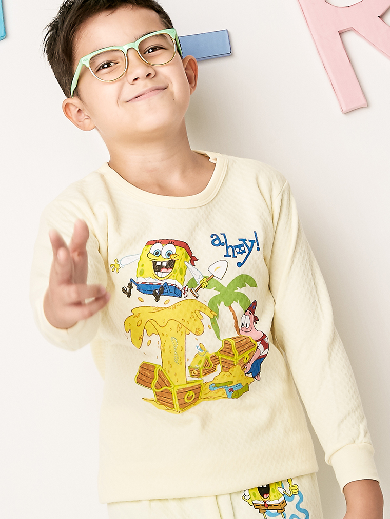 海綿寶寶。圓領童衛衣